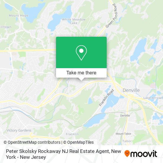 Mapa de Peter Skolsky Rockaway NJ Real Estate Agent