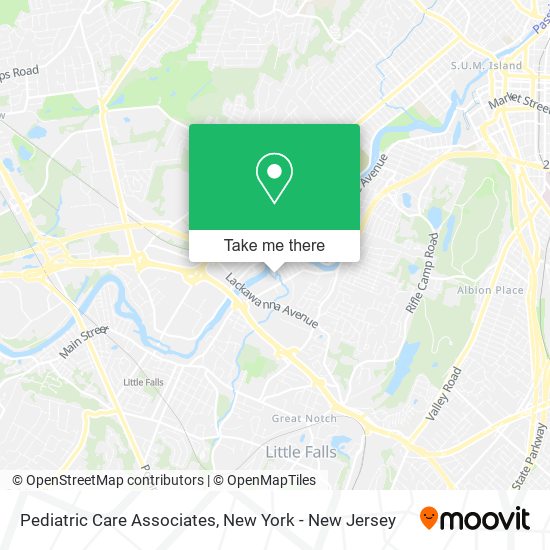 Pediatric Care Associates map