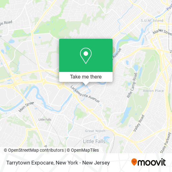 Tarrytown Expocare map