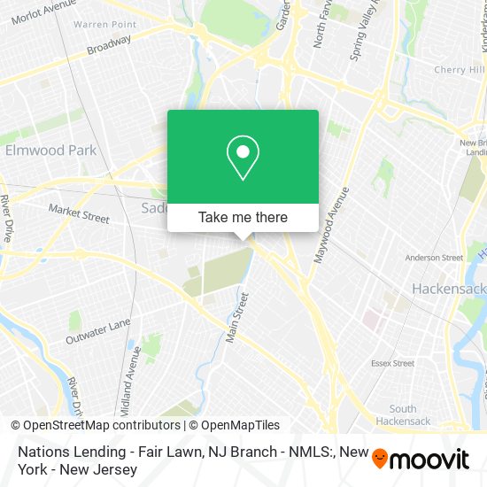 Nations Lending - Fair Lawn, NJ Branch - NMLS: map