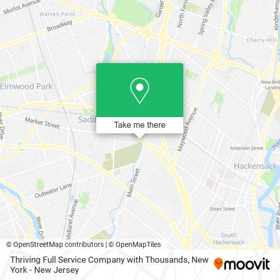 Thriving Full Service Company with Thousands map