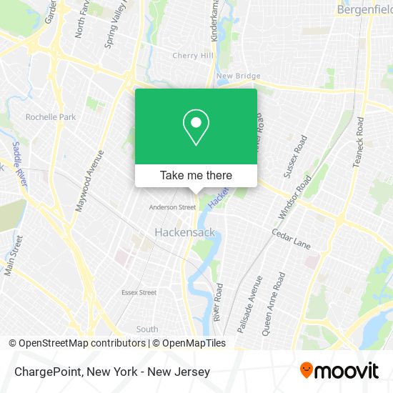 ChargePoint map