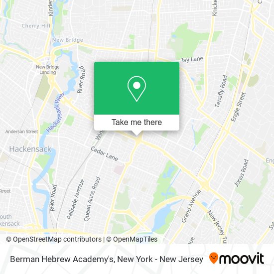 Mapa de Berman Hebrew Academy's