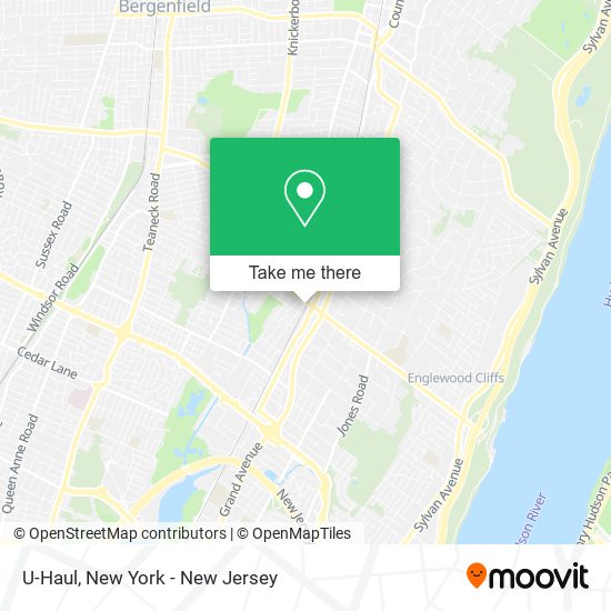 U-Haul map