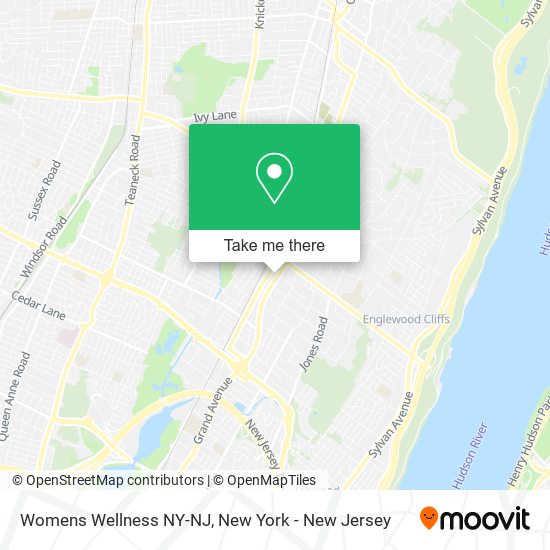 Womens Wellness NY-NJ map
