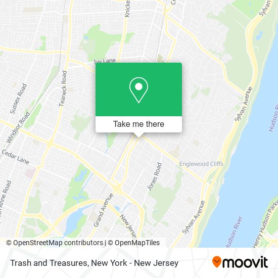Trash and Treasures map