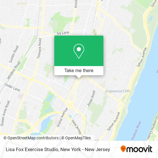 Lisa Fox Exercise Studio map