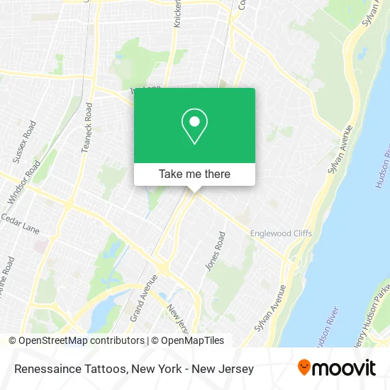 Renessaince Tattoos map