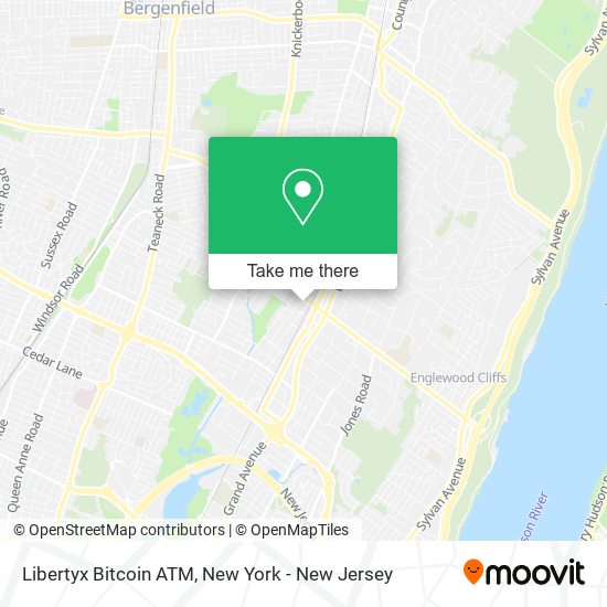 Mapa de Libertyx Bitcoin ATM