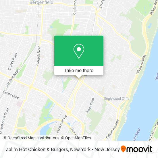 Mapa de Zalim Hot Chicken & Burgers