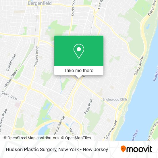 Hudson Plastic Surgery map