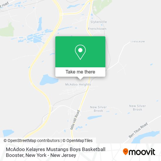 Mapa de McAdoo Kelayres Mustangs Boys Basketball Booster