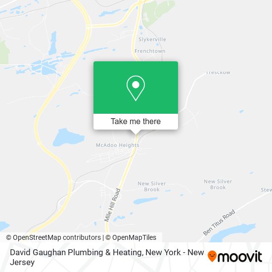 David Gaughan Plumbing & Heating map