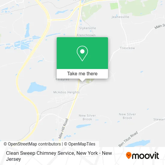 Clean Sweep Chimney Service map