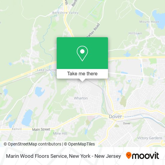 Marin Wood Floors Service map