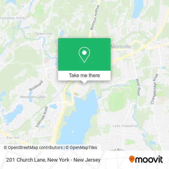 201 Church Lane map