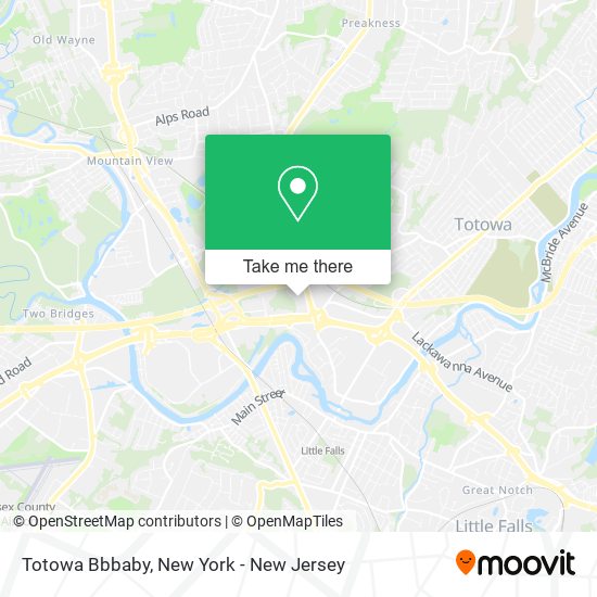 Totowa Bbbaby map
