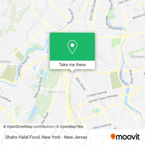 Mapa de Shahs Halal Food