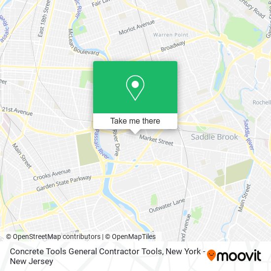 Mapa de Concrete Tools General Contractor Tools