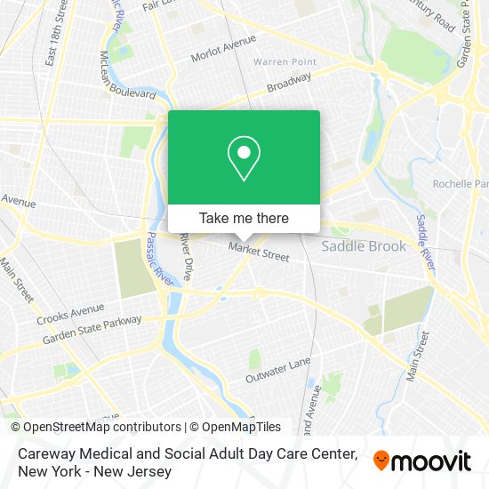 Mapa de Careway Medical and Social Adult Day Care Center