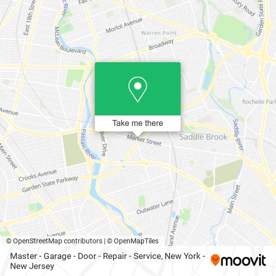 Mapa de Master - Garage - Door - Repair - Service
