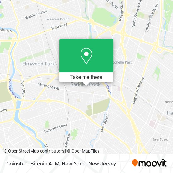 Mapa de Coinstar - Bitcoin ATM