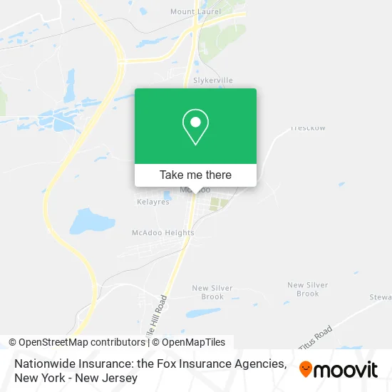 Nationwide Insurance: the Fox Insurance Agencies map