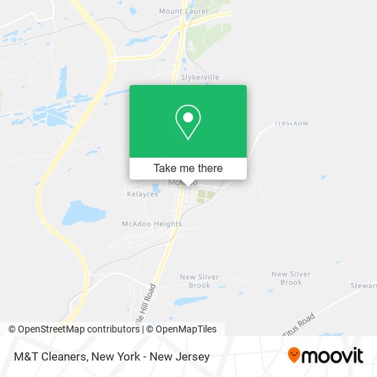 M&T Cleaners map