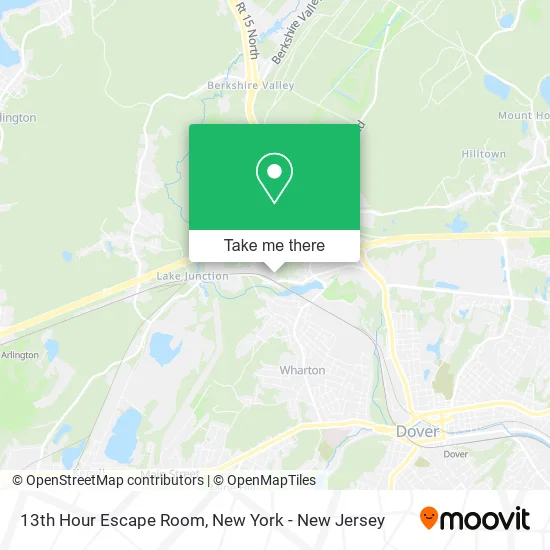 13th Hour Escape Room map