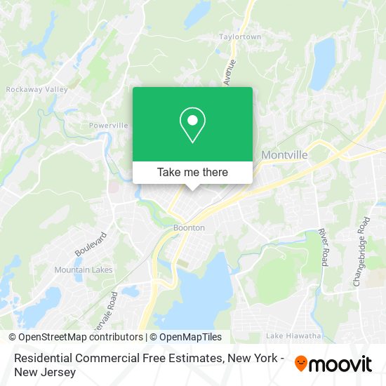 Residential Commercial Free Estimates map