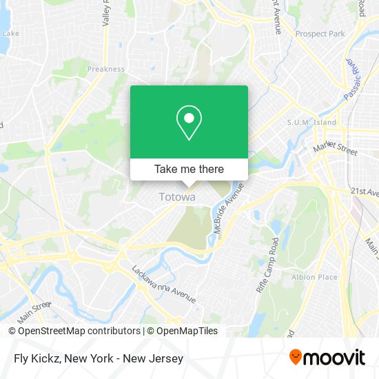 Fly Kickz map