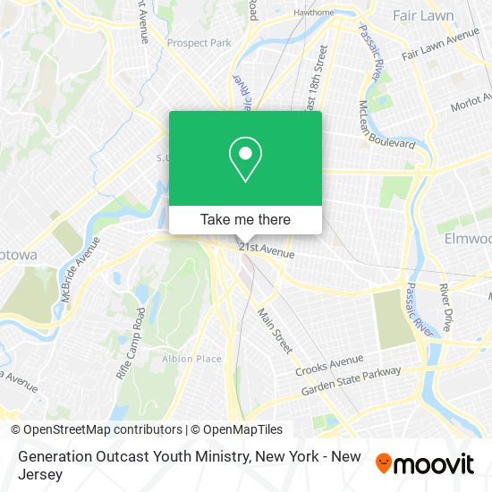 Generation Outcast Youth Ministry map