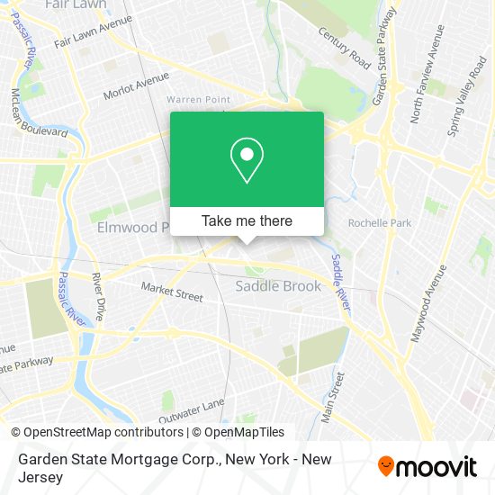 Garden State Mortgage Corp. map