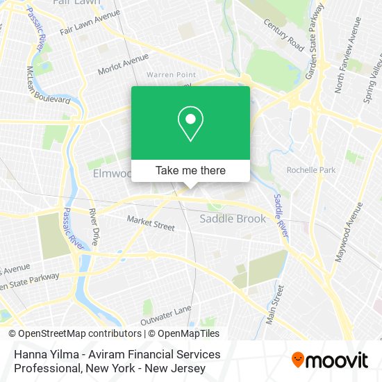 Mapa de Hanna Yilma - Aviram Financial Services Professional