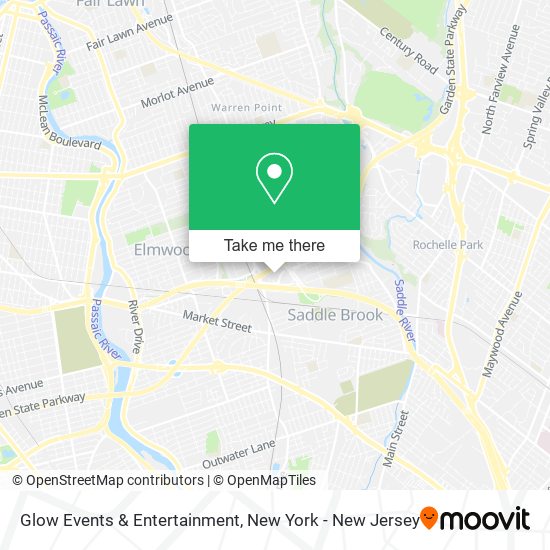 Glow Events & Entertainment map