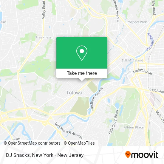 DJ Snacks map