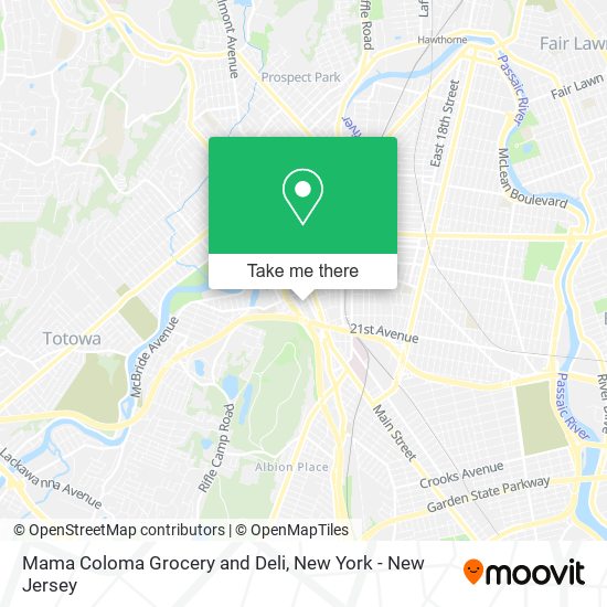 Mama Coloma Grocery and Deli map