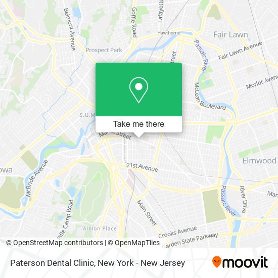 Mapa de Paterson Dental Clinic