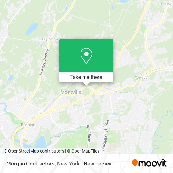 Morgan Contractors map