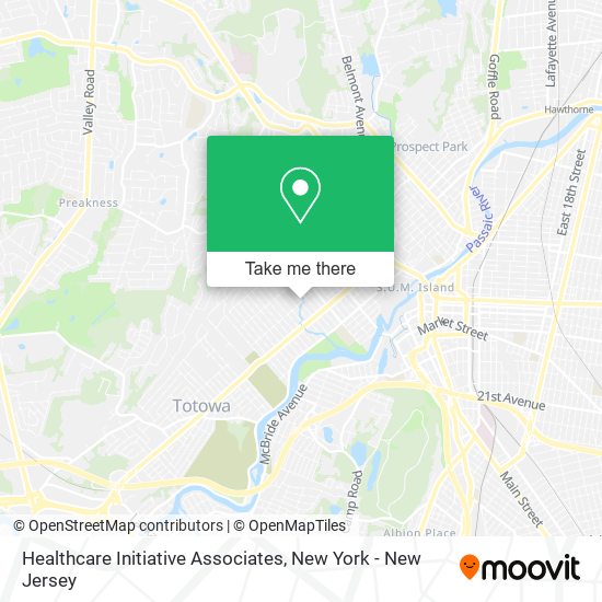 Mapa de Healthcare Initiative Associates