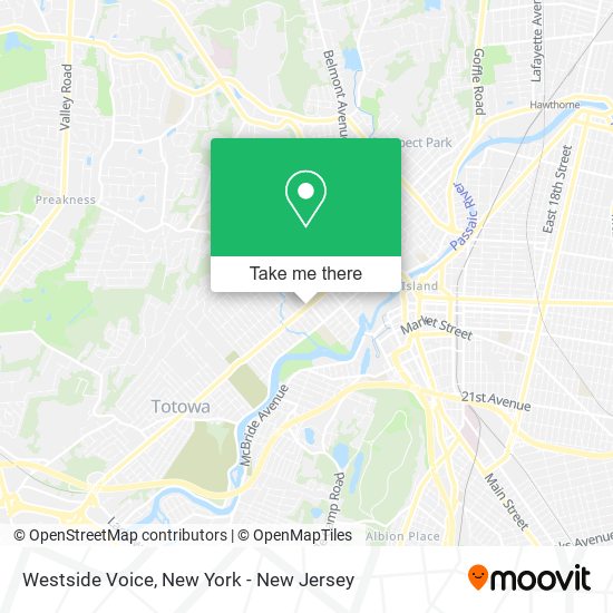 Westside Voice map