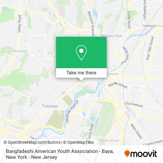 Bangladeshi American Youth Association - Baya map