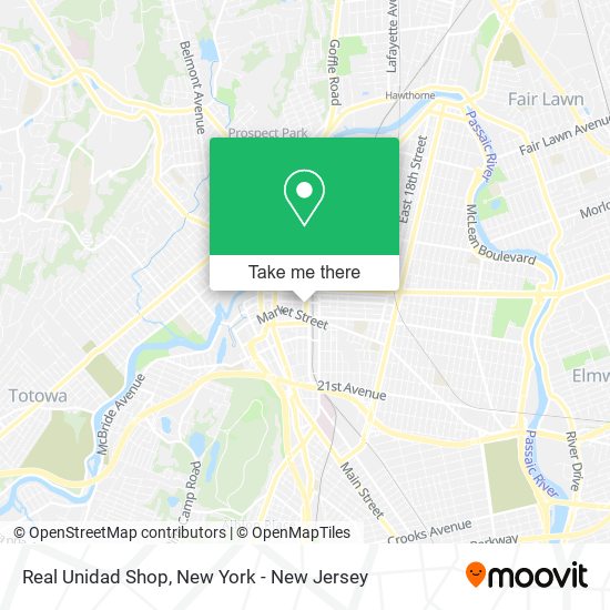 Mapa de Real Unidad Shop