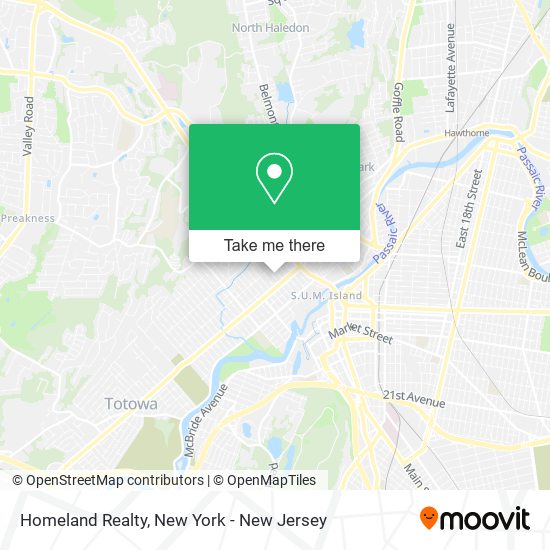 Homeland Realty map