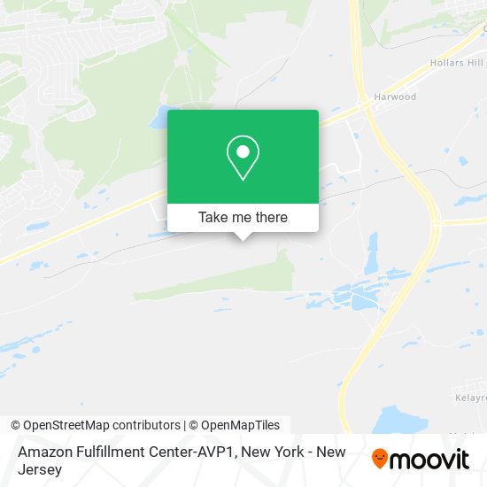 Amazon Fulfillment Center-AVP1 map
