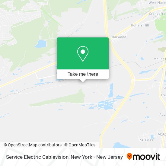 Service Electric Cablevision map