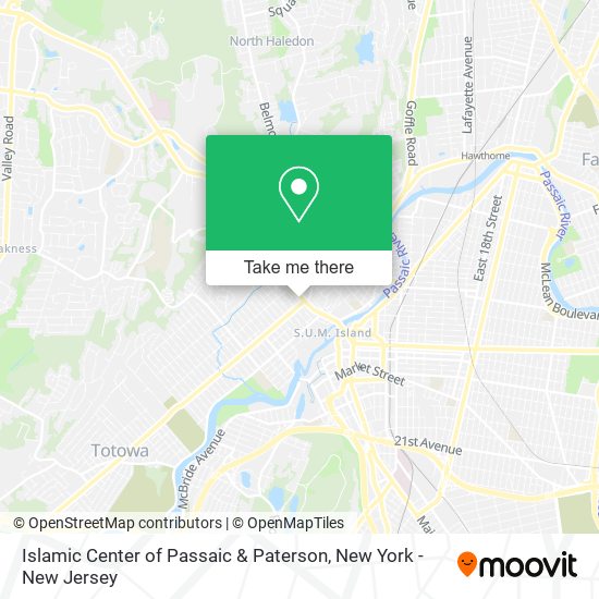 Mapa de Islamic Center of Passaic & Paterson