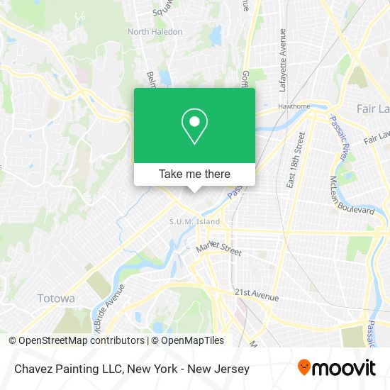 Chavez Painting LLC map