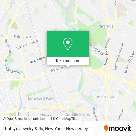 Kathy's Jewelry & Ro map