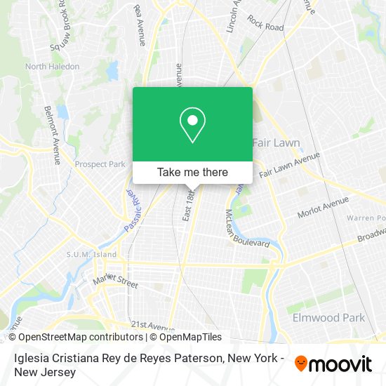 Iglesia Cristiana Rey de Reyes Paterson map